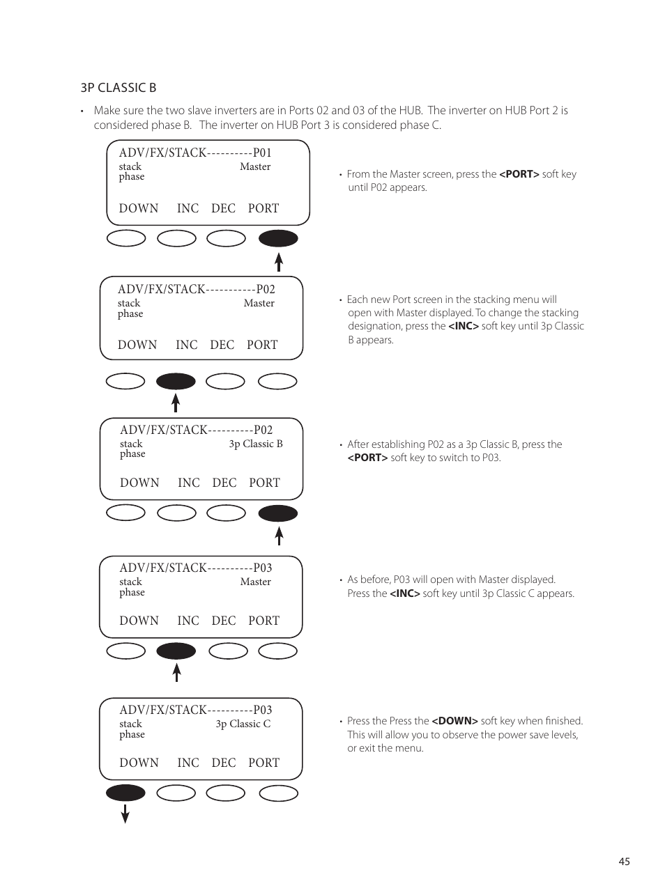 Outback Power Systems GVFX Series Inverter/Charger Programing Manual User Manual | Page 47 / 64