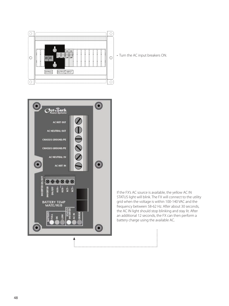 Outback Power Systems GVFX Series Inverter/Charger Programing Manual User Manual | Page 50 / 64