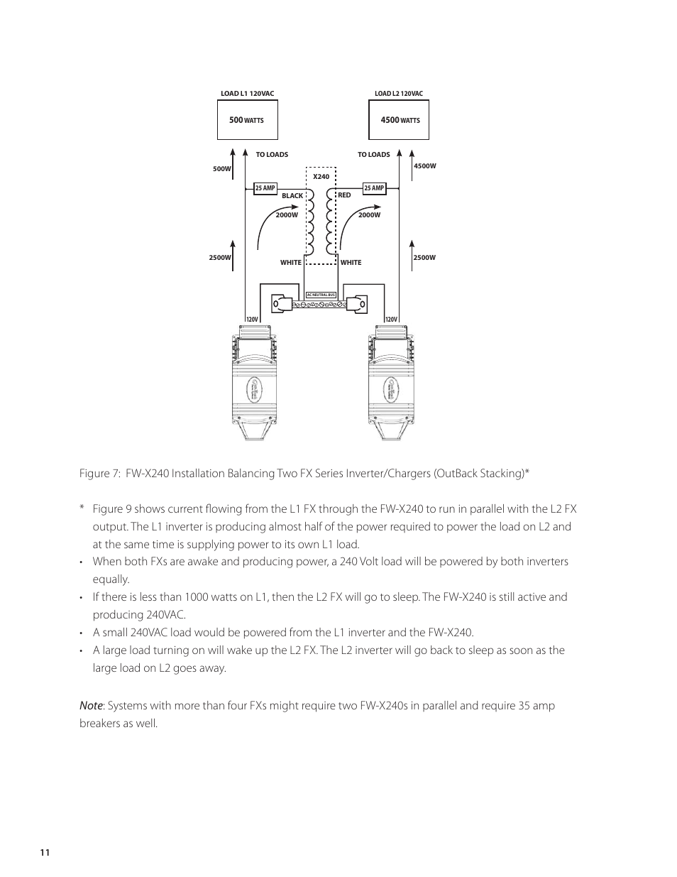 Outback Power Systems FW-X240 Installation Manual User Manual | Page 12 / 16