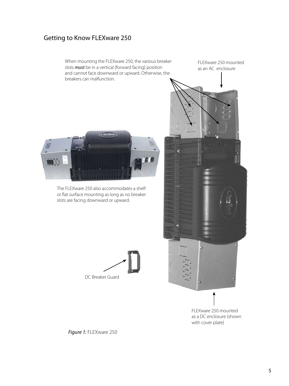 Getting to know flexware 50 | Outback Power Systems FLEXware 250 - Users Guide User Manual | Page 7 / 16