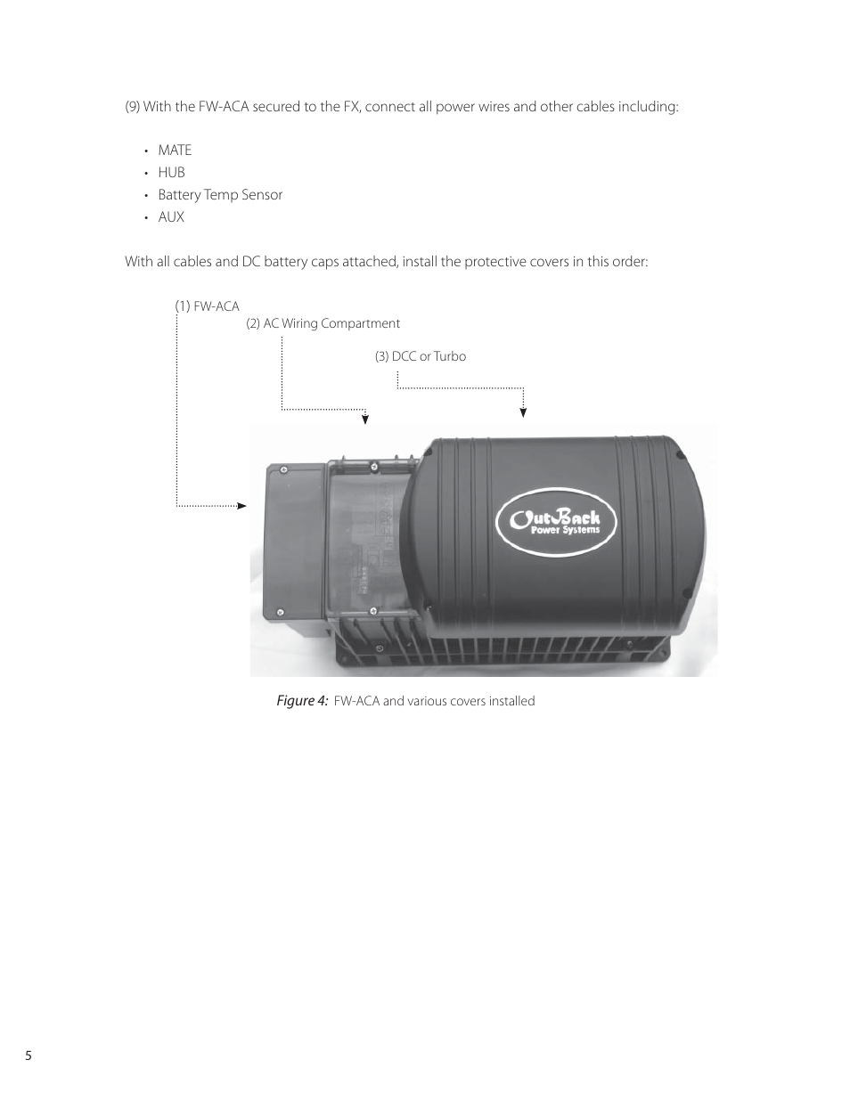 Outback Power Systems FLEXware ACA AC Conduit Adapter Users Guide User Manual | Page 6 / 8