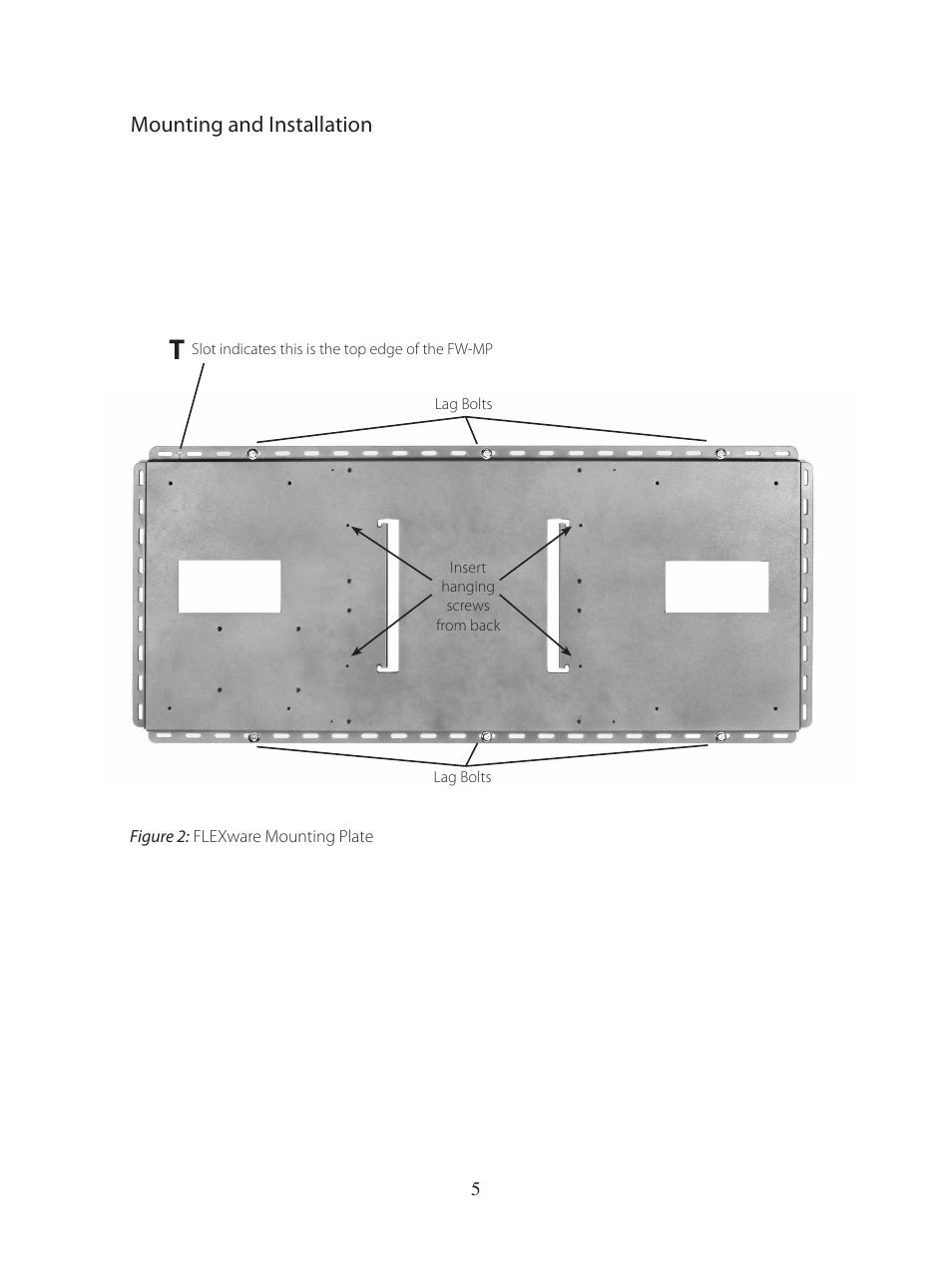 Mounting and installation | Outback Power Systems FLEXware Mounting Plate Users Guide User Manual | Page 6 / 12