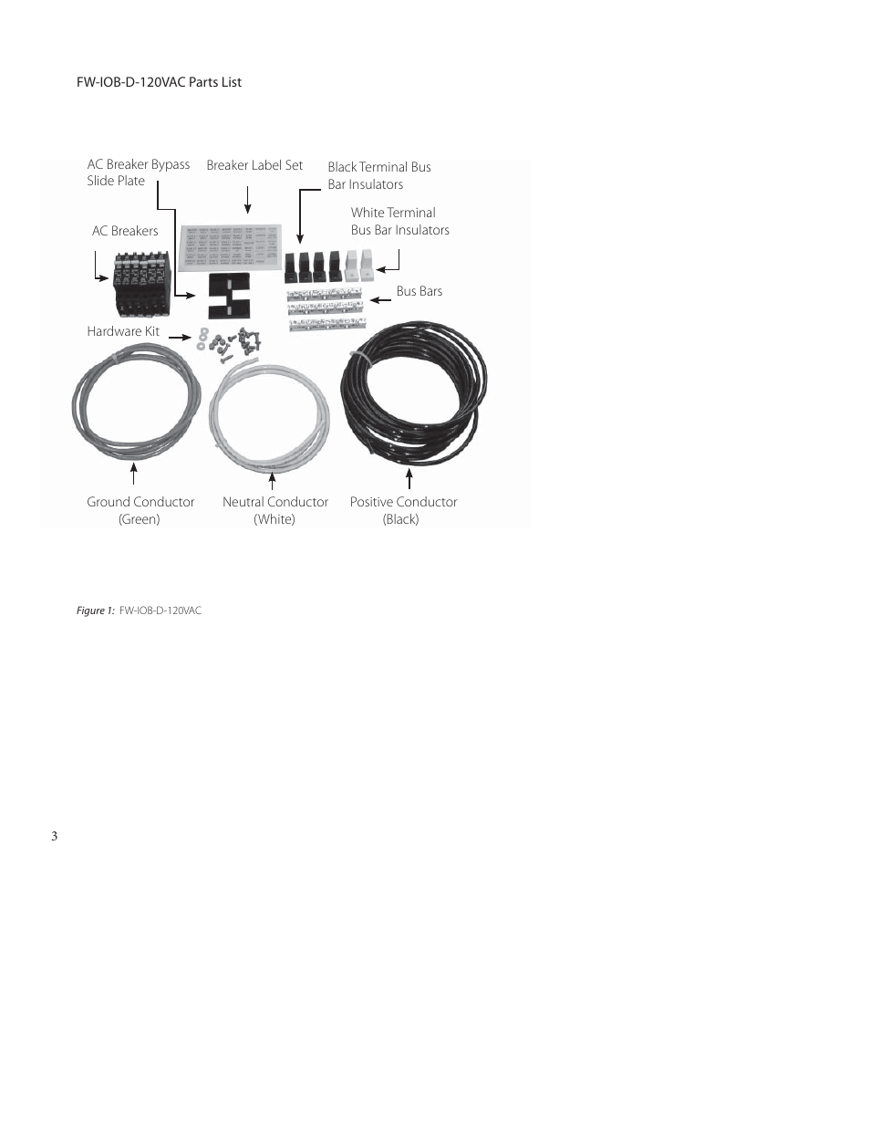 Outback Power Systems FW-IOB-D-120VAC Input/Output/Bypass Assembly - Installation Instructions User Manual | Page 4 / 8