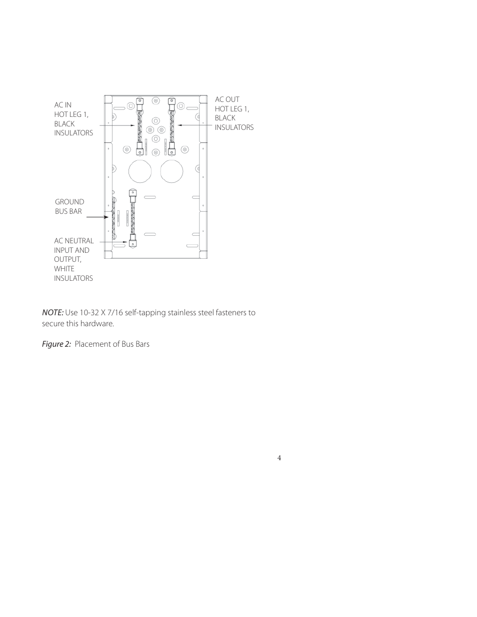 Outback Power Systems FW-IOB-D-120VAC Input/Output/Bypass Assembly - Installation Instructions User Manual | Page 5 / 8