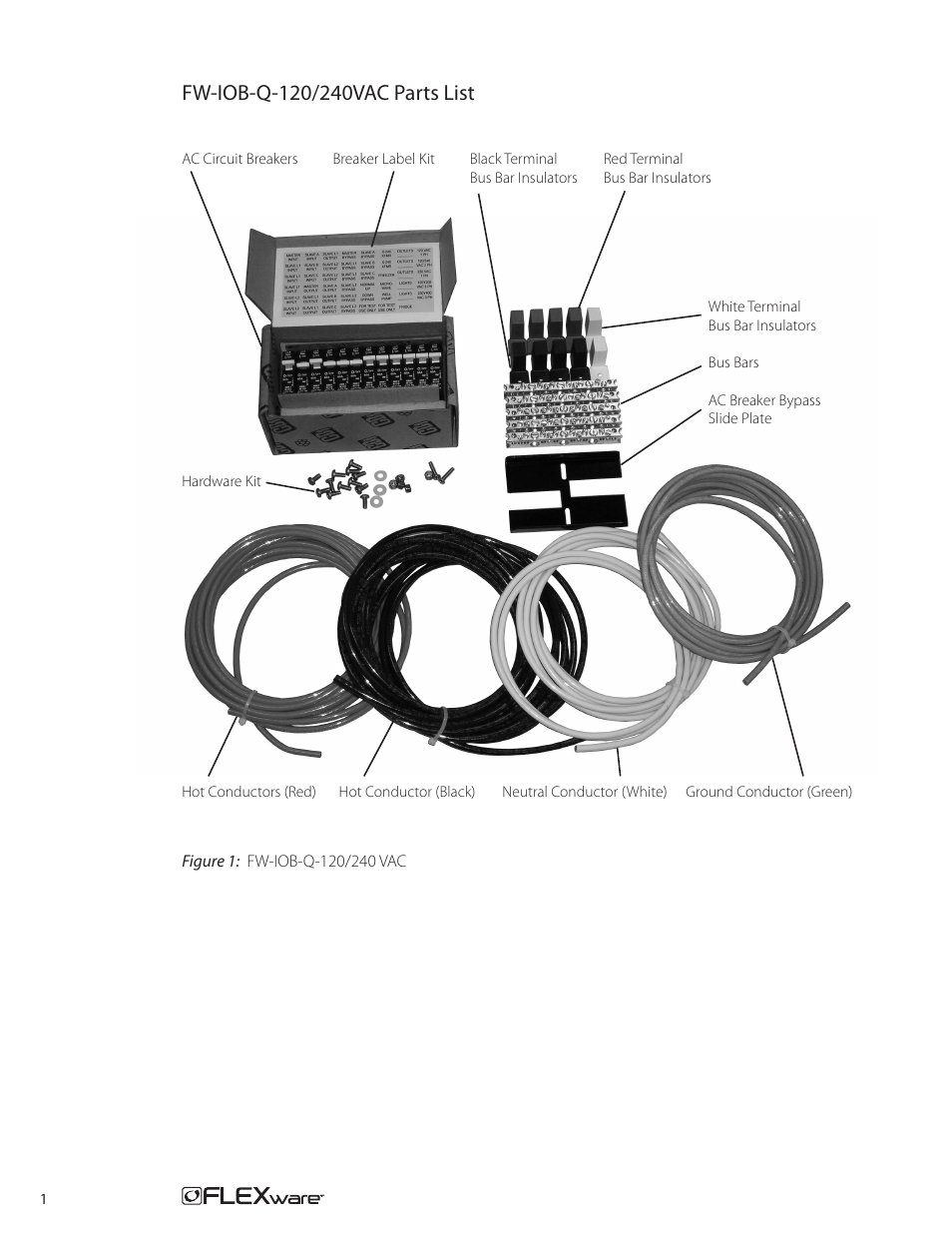 Outback Power Systems FW-IOB-Q-240VAC Input/Output/Bypass Assembly - Installation Instructions User Manual | Page 4 / 8