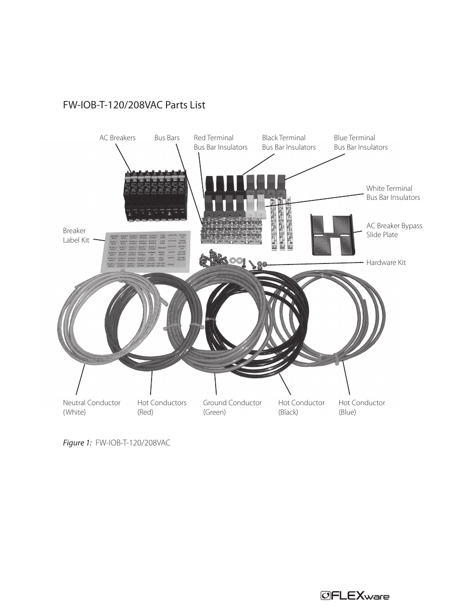 Outback Power Systems FW-IOB-T-120/208VAC Input/Output/Bypass Assembly - Installation Instructions User Manual | Page 4 / 8