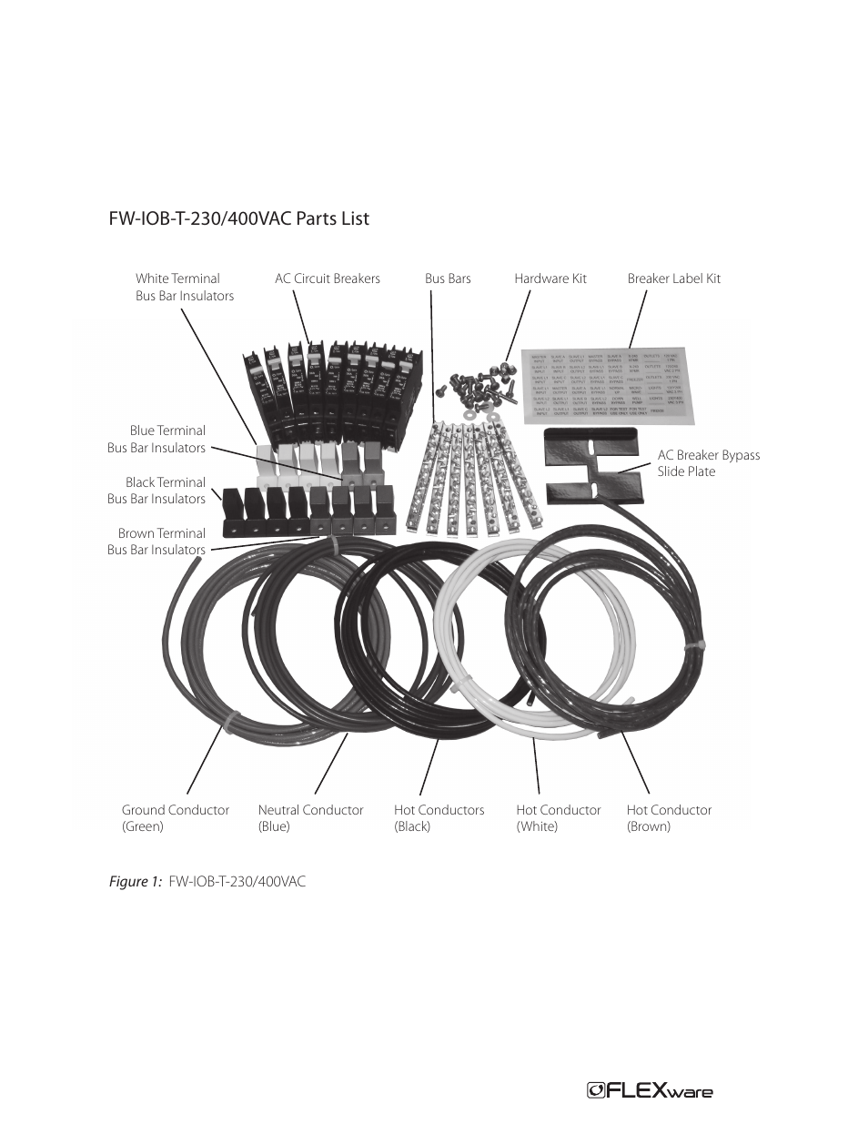 Outback Power Systems FW-IOB-T-230/400VAC Input/Output/Bypass Assembly - Installation Instructions User Manual | Page 4 / 8