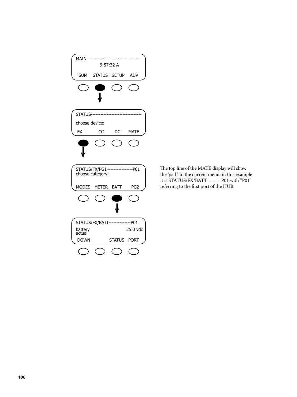 Outback Power Systems MATE2 System Controller and Display Installation and User Manual User Manual | Page 106 / 132