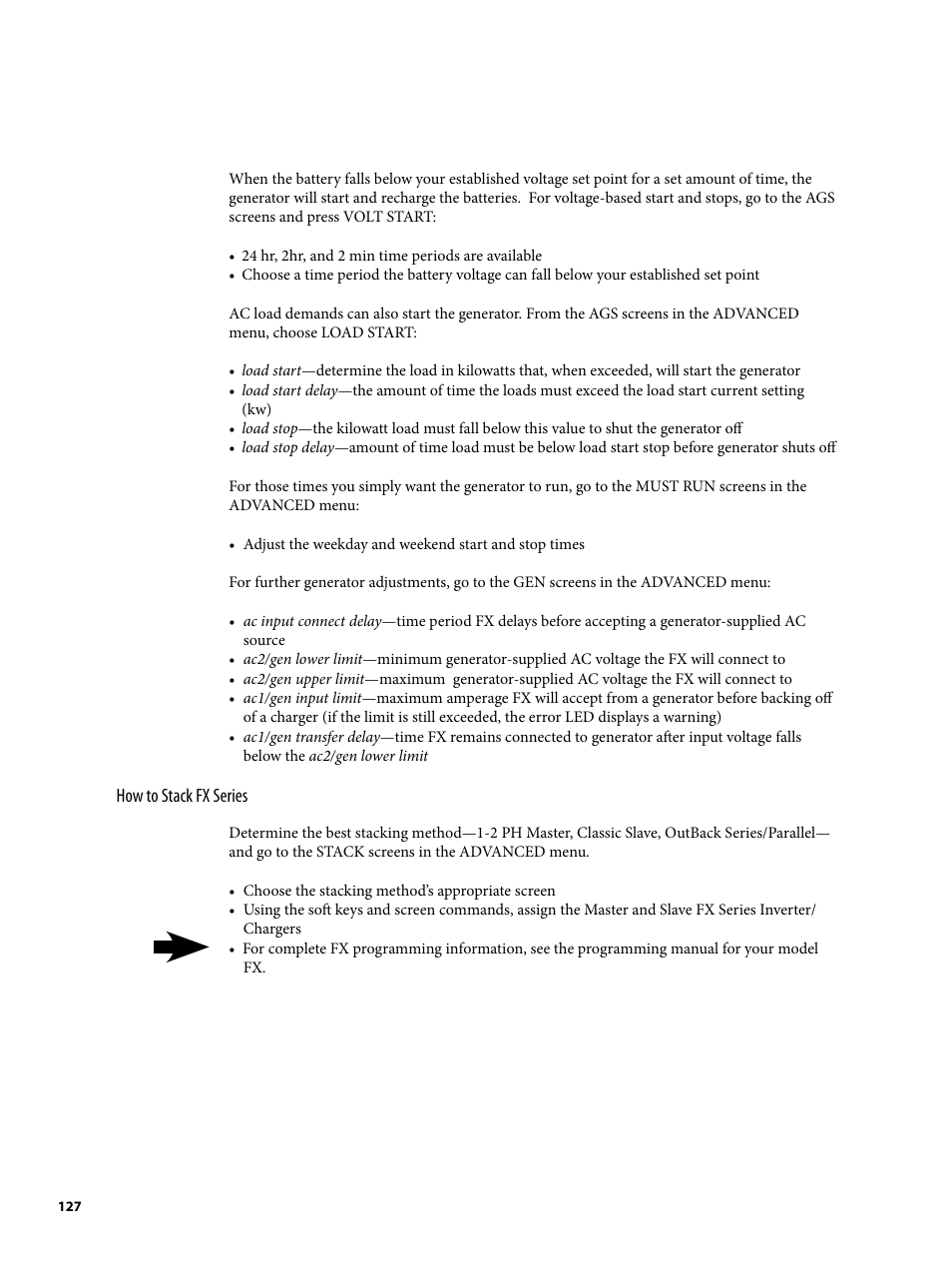 Outback Power Systems MATE2 System Controller and Display Installation and User Manual User Manual | Page 127 / 132