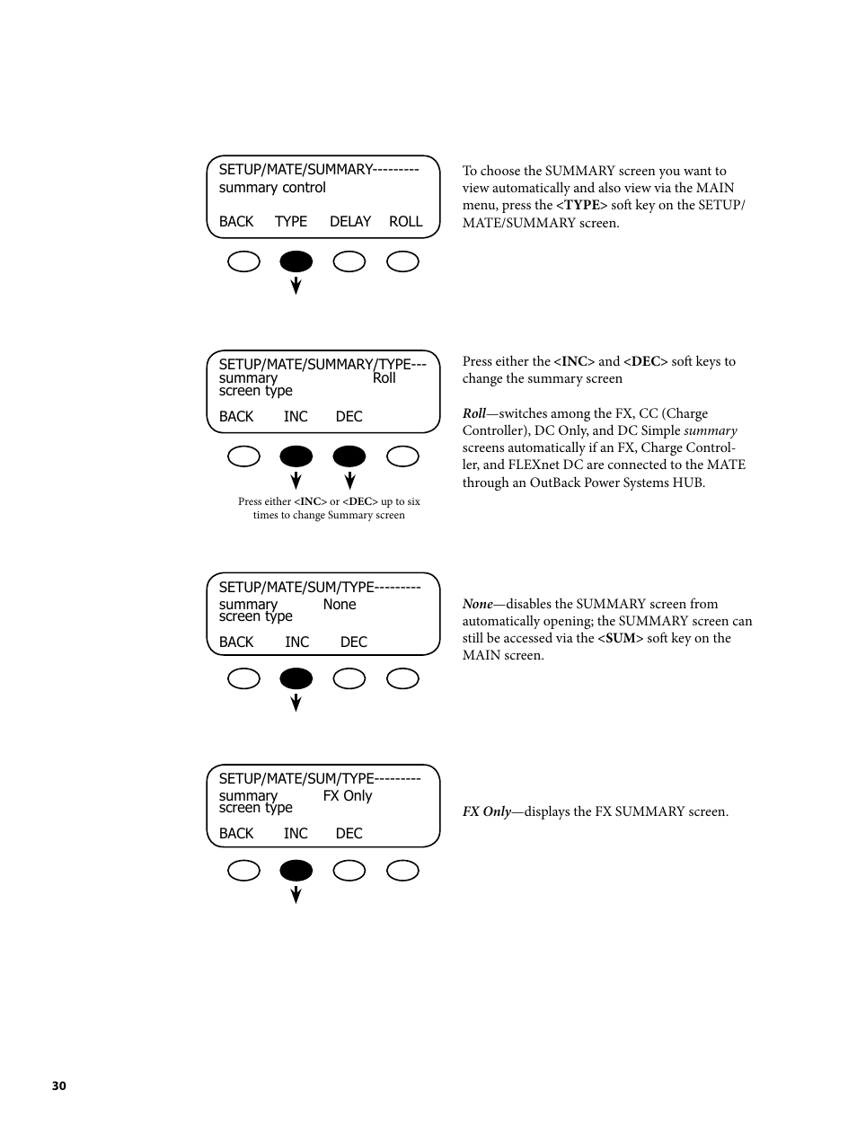 Outback Power Systems MATE2 System Controller and Display Installation and User Manual User Manual | Page 30 / 132
