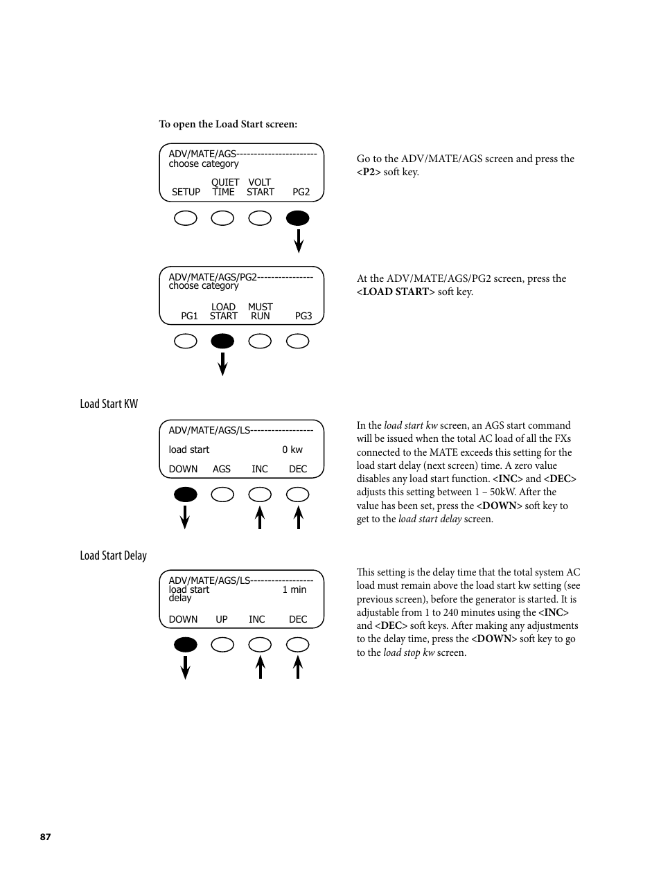 Outback Power Systems MATE2 System Controller and Display Installation and User Manual User Manual | Page 87 / 132