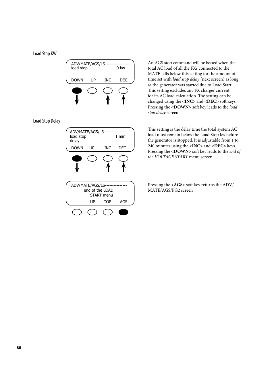 Outback Power Systems MATE2 System Controller and Display Installation and User Manual User Manual | Page 88 / 132
