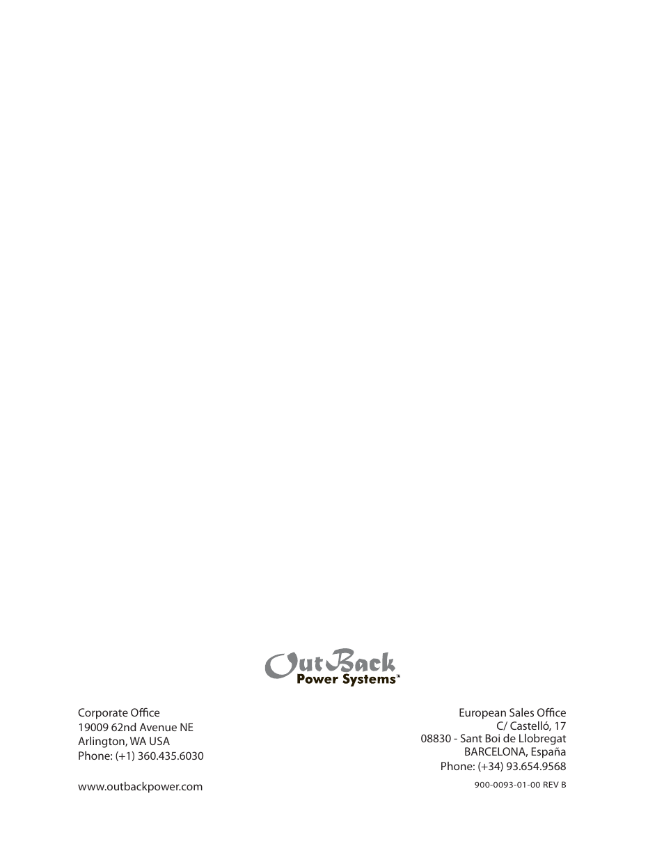 Outback Power Systems FLEXnet DC Users Guide User Manual | Page 34 / 34