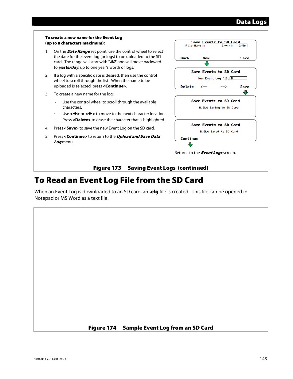 Data logs | Outback Power Systems MATE3 Owners Manual User Manual | Page 145 / 190