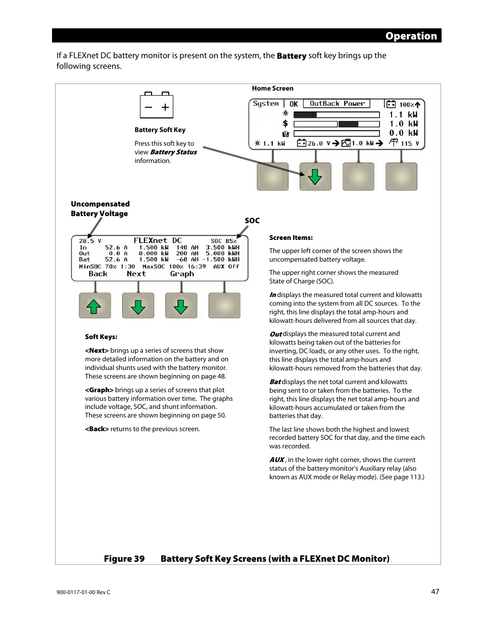 Operation | Outback Power Systems MATE3 Owners Manual User Manual | Page 49 / 190