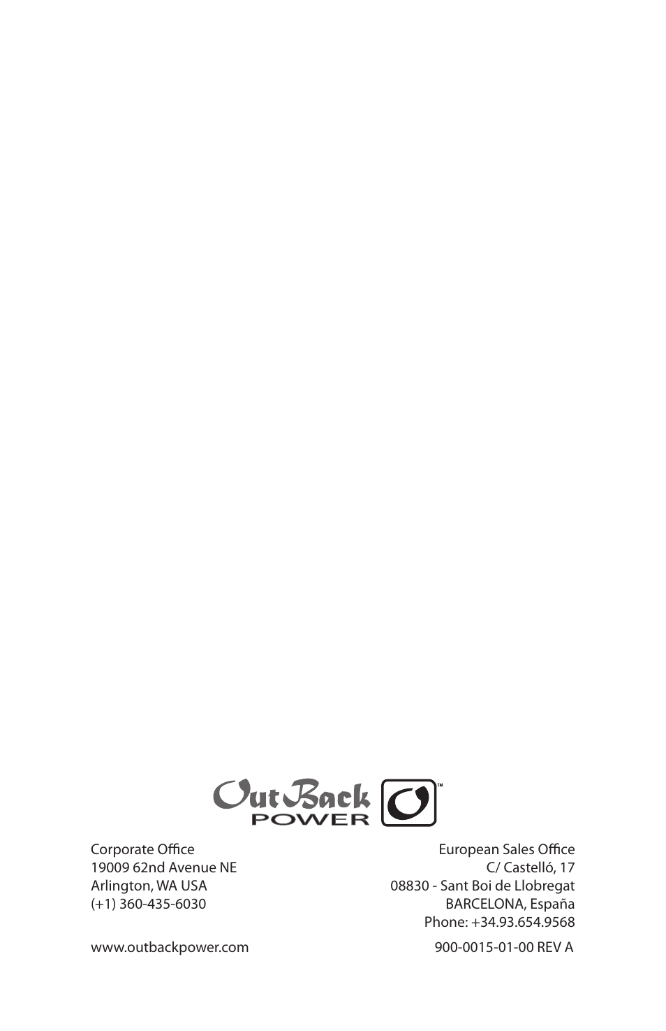 Outback Power Systems PV Ground-Fault Detector Interrupter (GFDI) Installation User Manual | Page 12 / 12