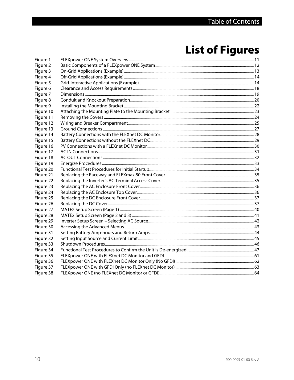 Outback Power Systems FLEXpower ONE One Fully Pre-Wired Single Inverter System Installation Manual User Manual | Page 12 / 72