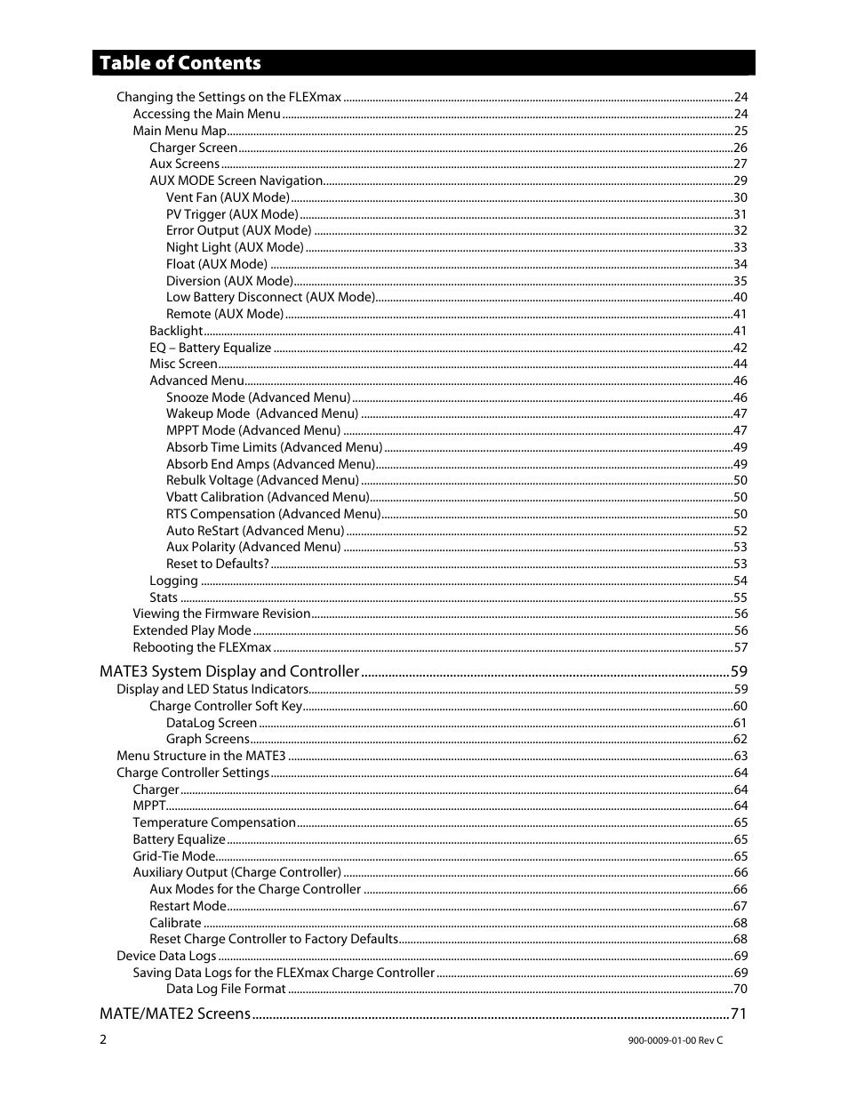 Outback Power Systems FLEXmax 80 Owners Manual User Manual | Page 4 / 112