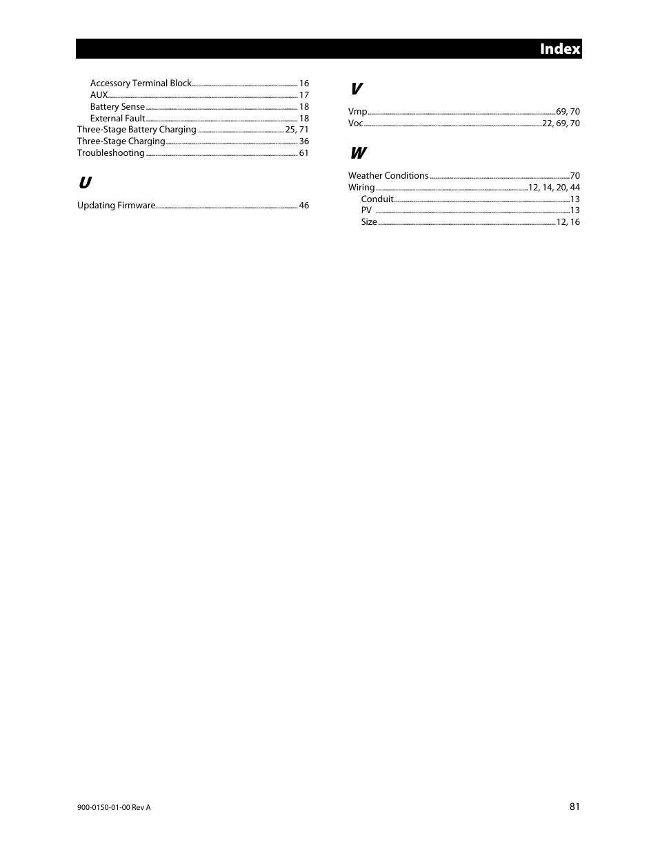 Outback Power Systems FLEXmax Extreme Owners Manual User Manual | Page 83 / 84