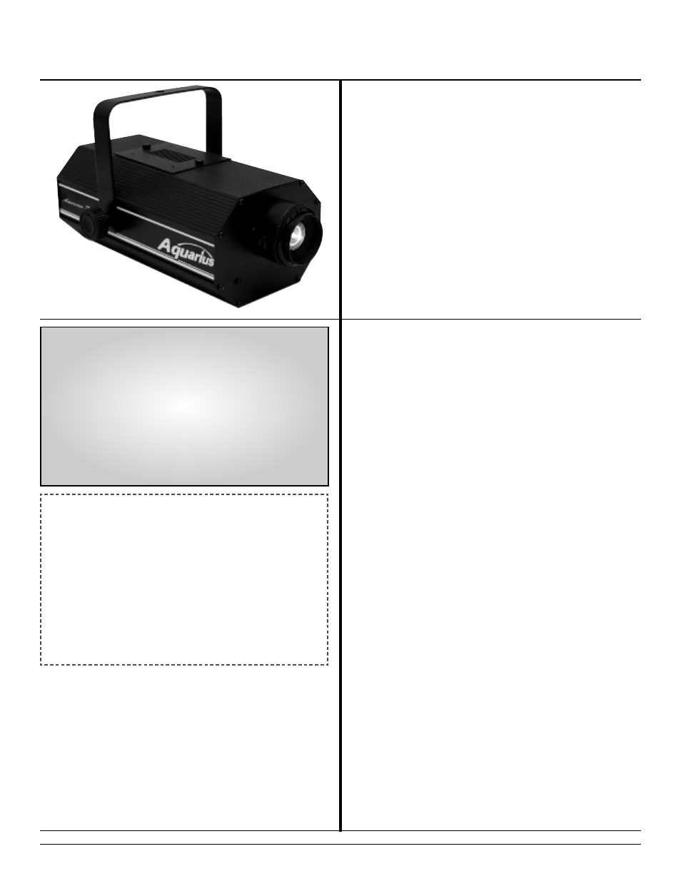 American DJ Aquarius User Manual | 1 page