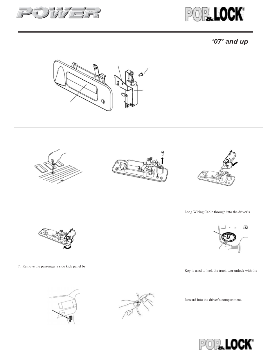 Pop & Lock PL8535 User Manual | 2 pages