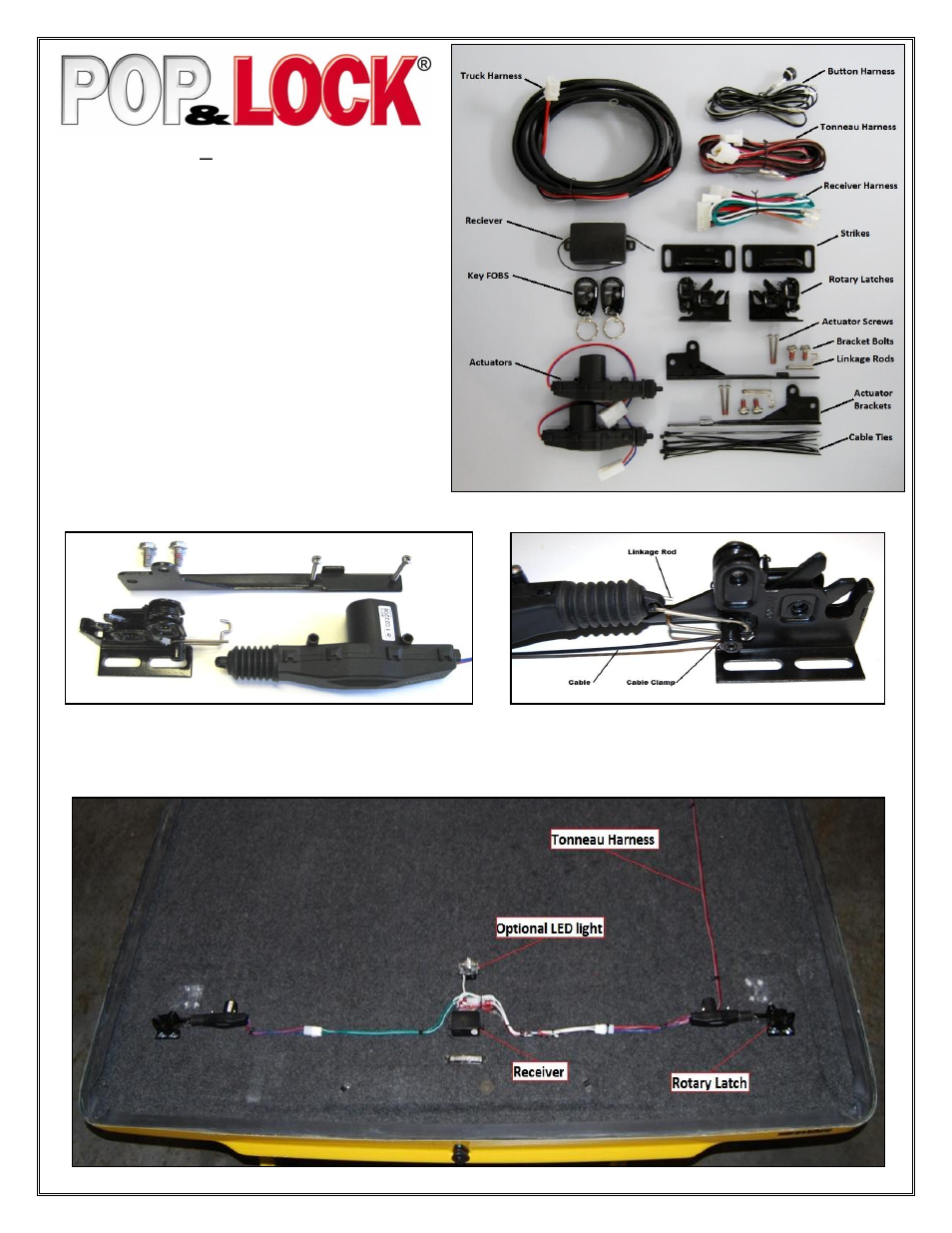 Pop & Lock PL9000 User Manual | 7 pages