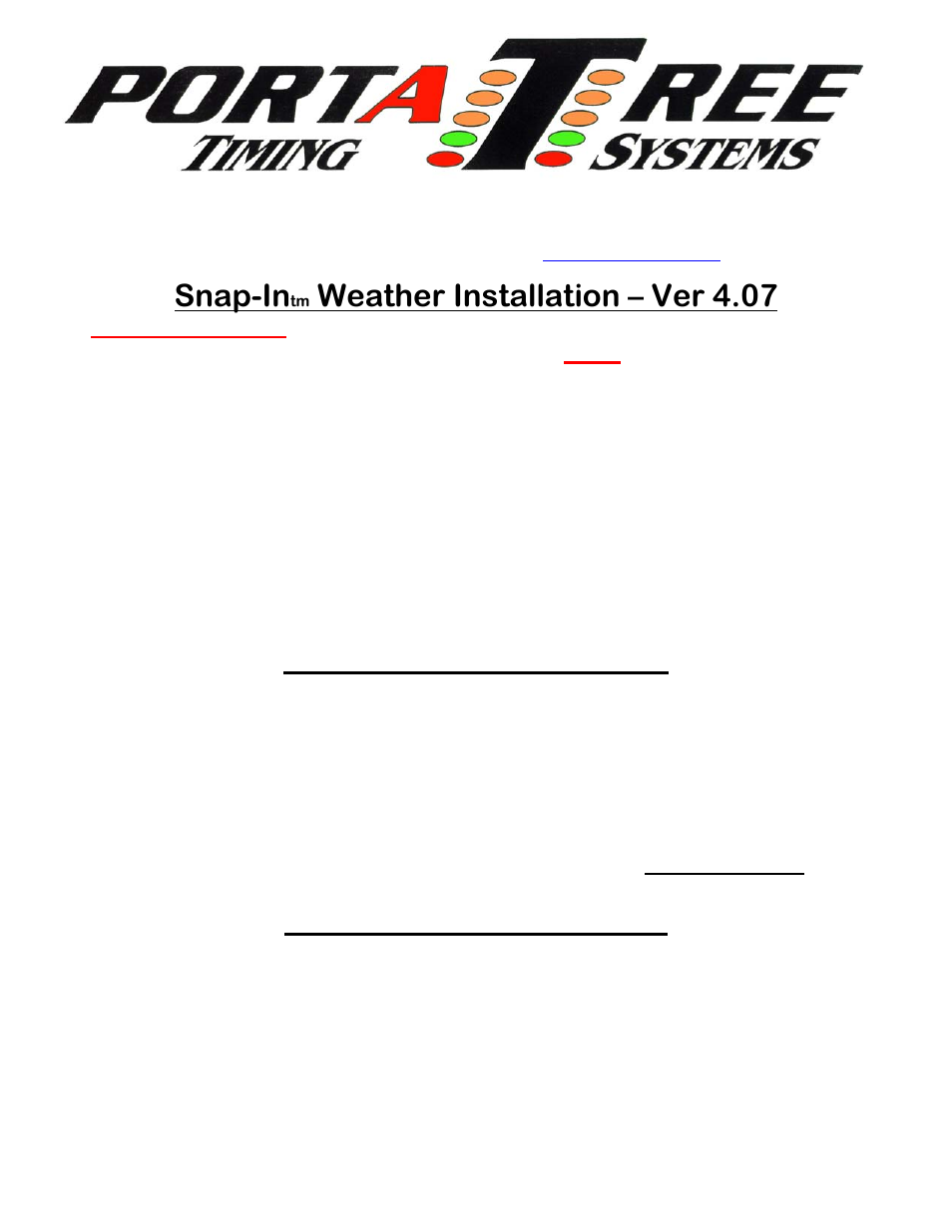 PortaTree Snap-In Weather used with the Eliminator 2000 Practice Tree User Manual | 9 pages