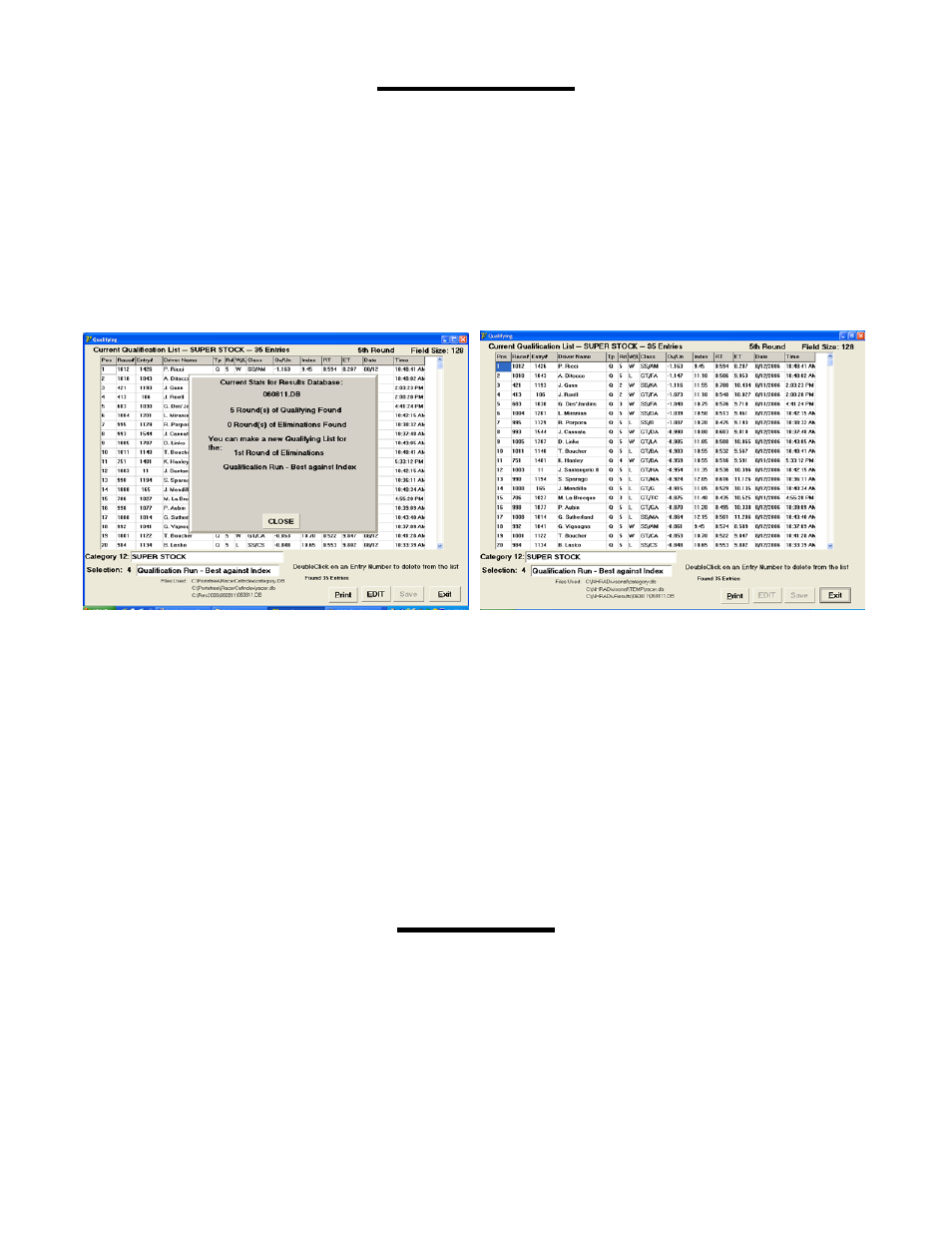Qualifying, Ladders | PortaTree Pro-Ultimate (Gold Box) Firmware Version 2.14 User Manual | Page 6 / 10