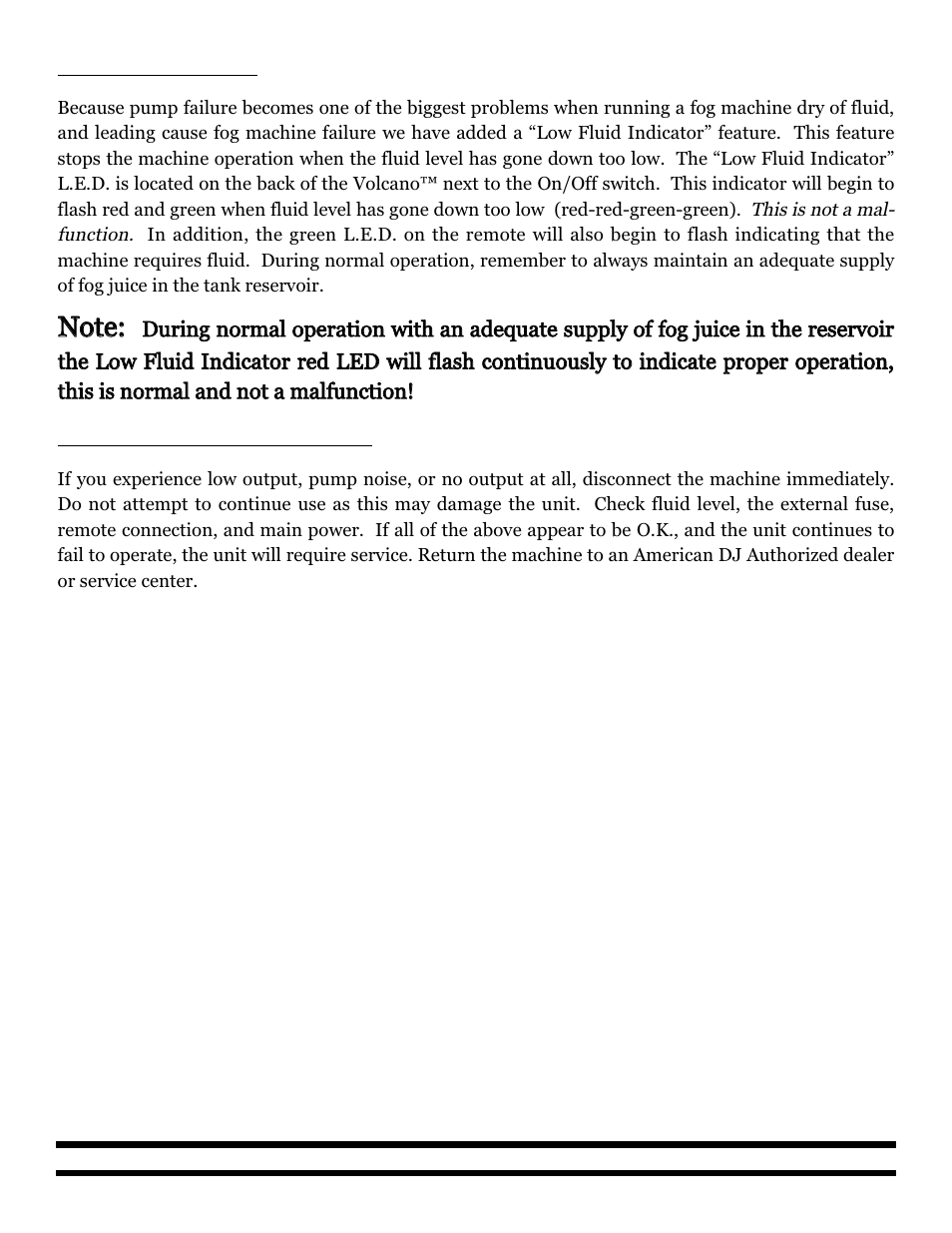 Nno otte e | American DJ Volcano User Manual | Page 3 / 3
