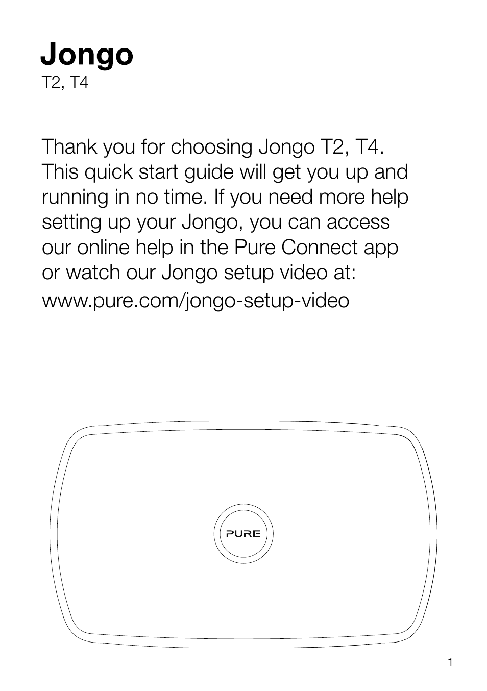 Pure Jongo T2 User Manual | Page 3 / 14