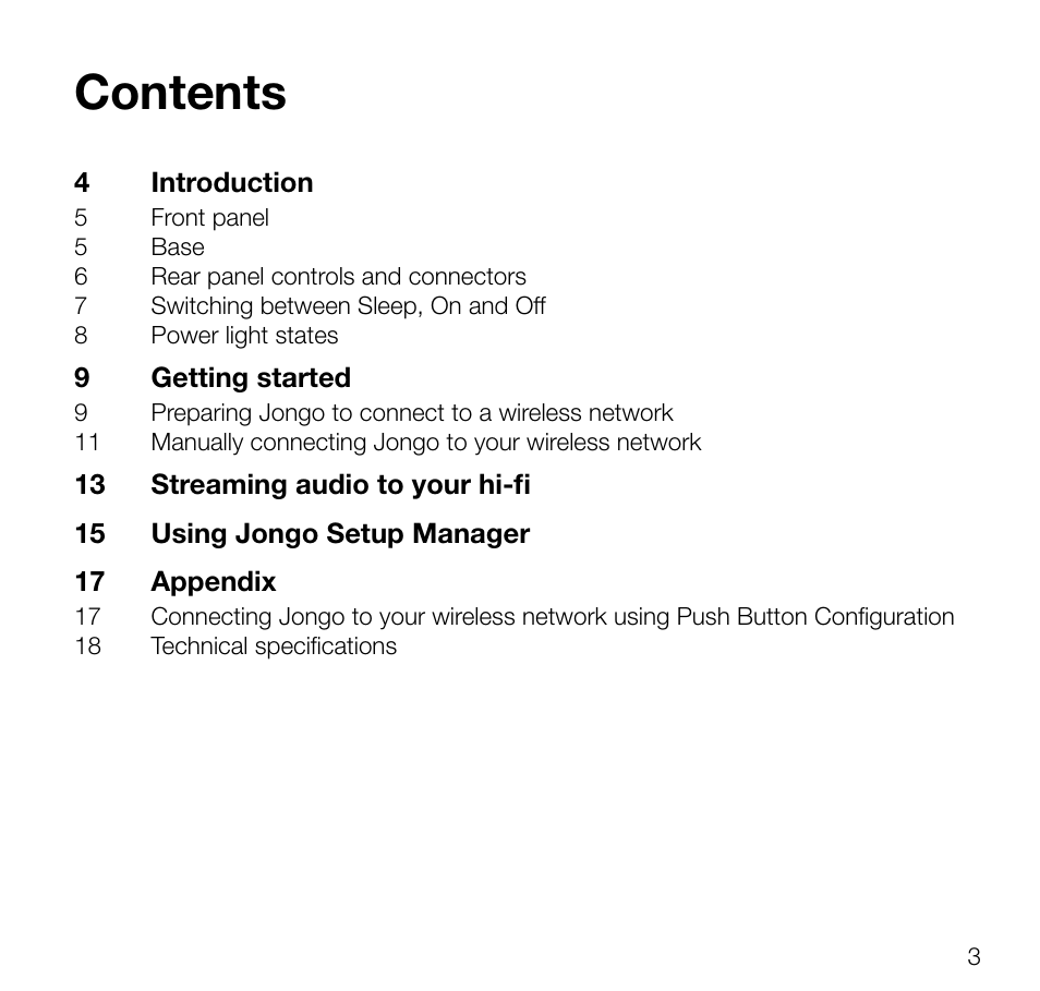 Pure Jongo A2 - User Guide User Manual | Page 5 / 24