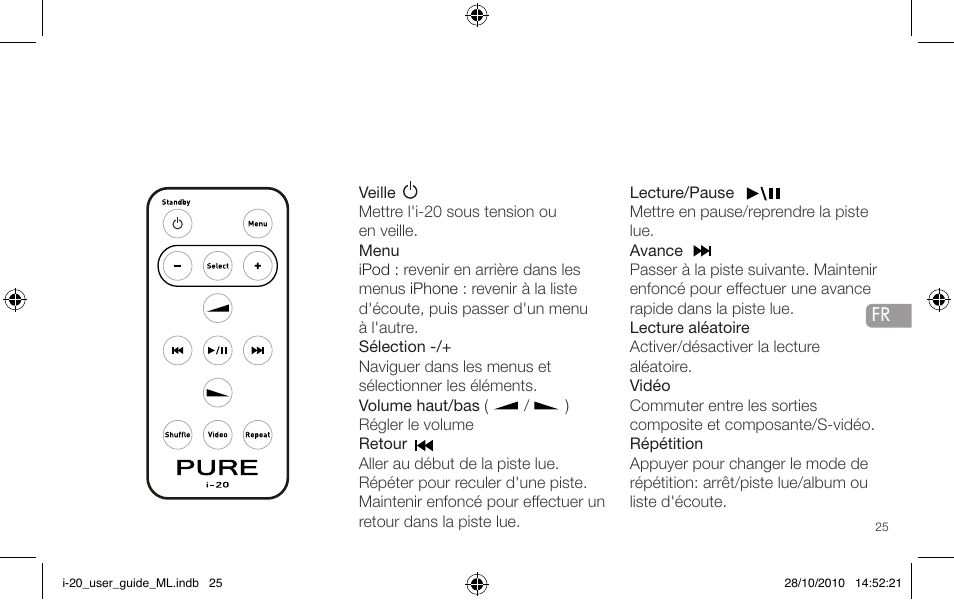 Pure i-20 User Manual | Page 25 / 88
