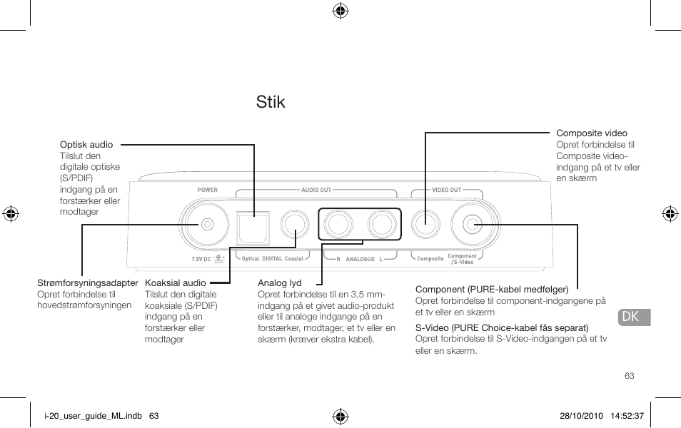 Stik | Pure i-20 User Manual | Page 63 / 88