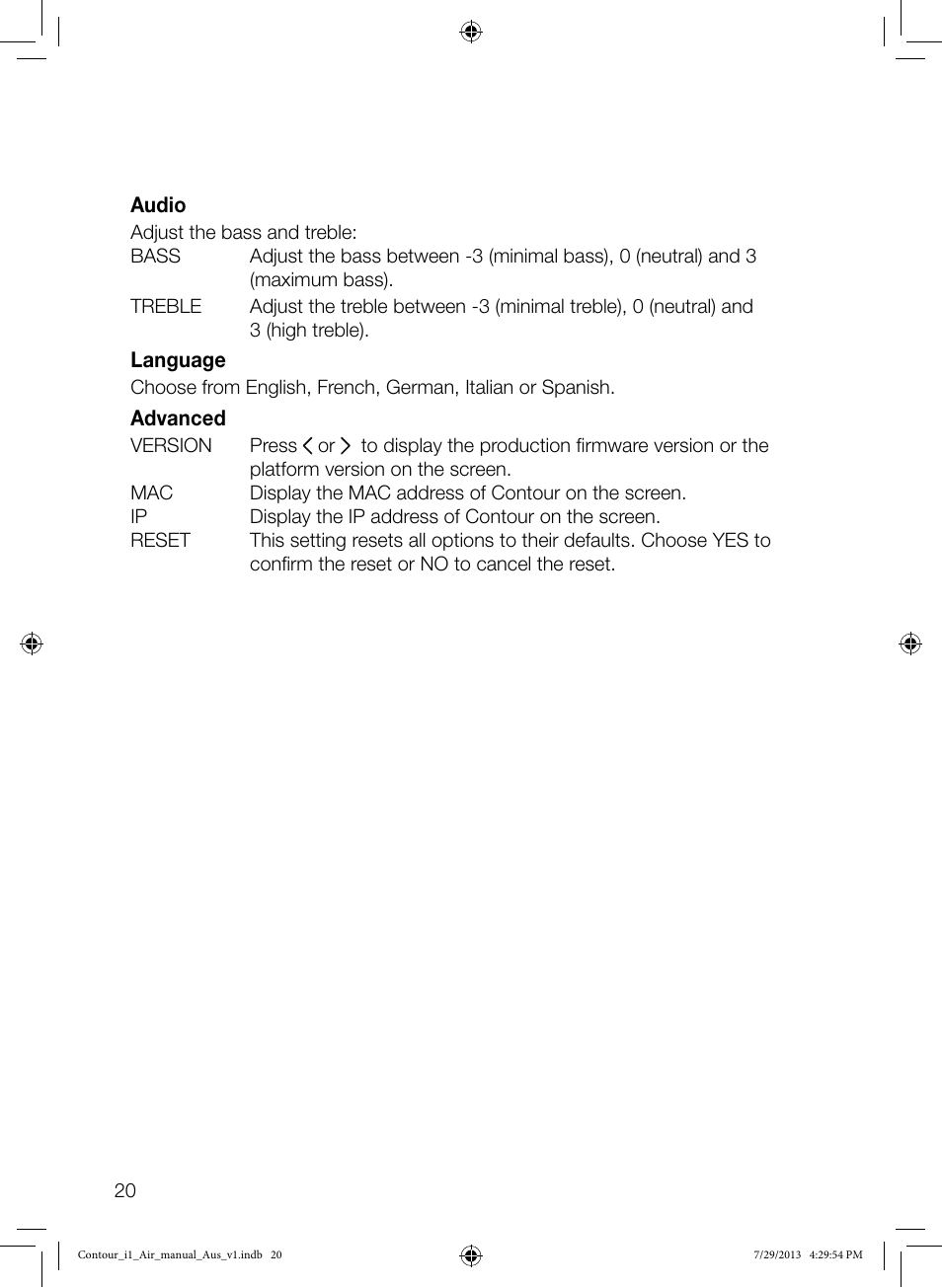 Pure Contour i1 Air User Manual | Page 22 / 28