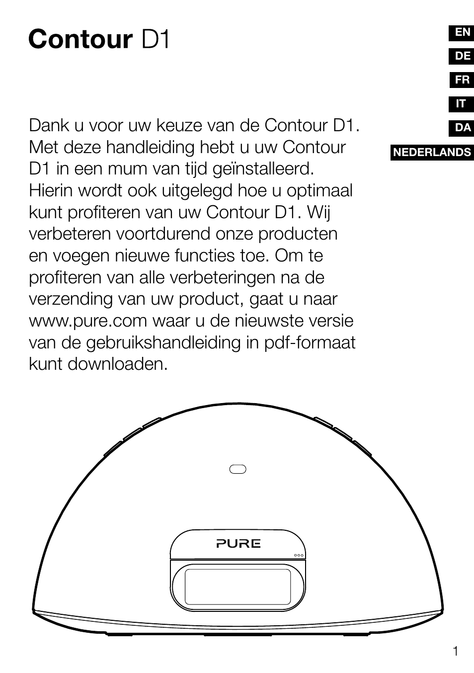 Pure Contour D1 User Manual | Page 103 / 124