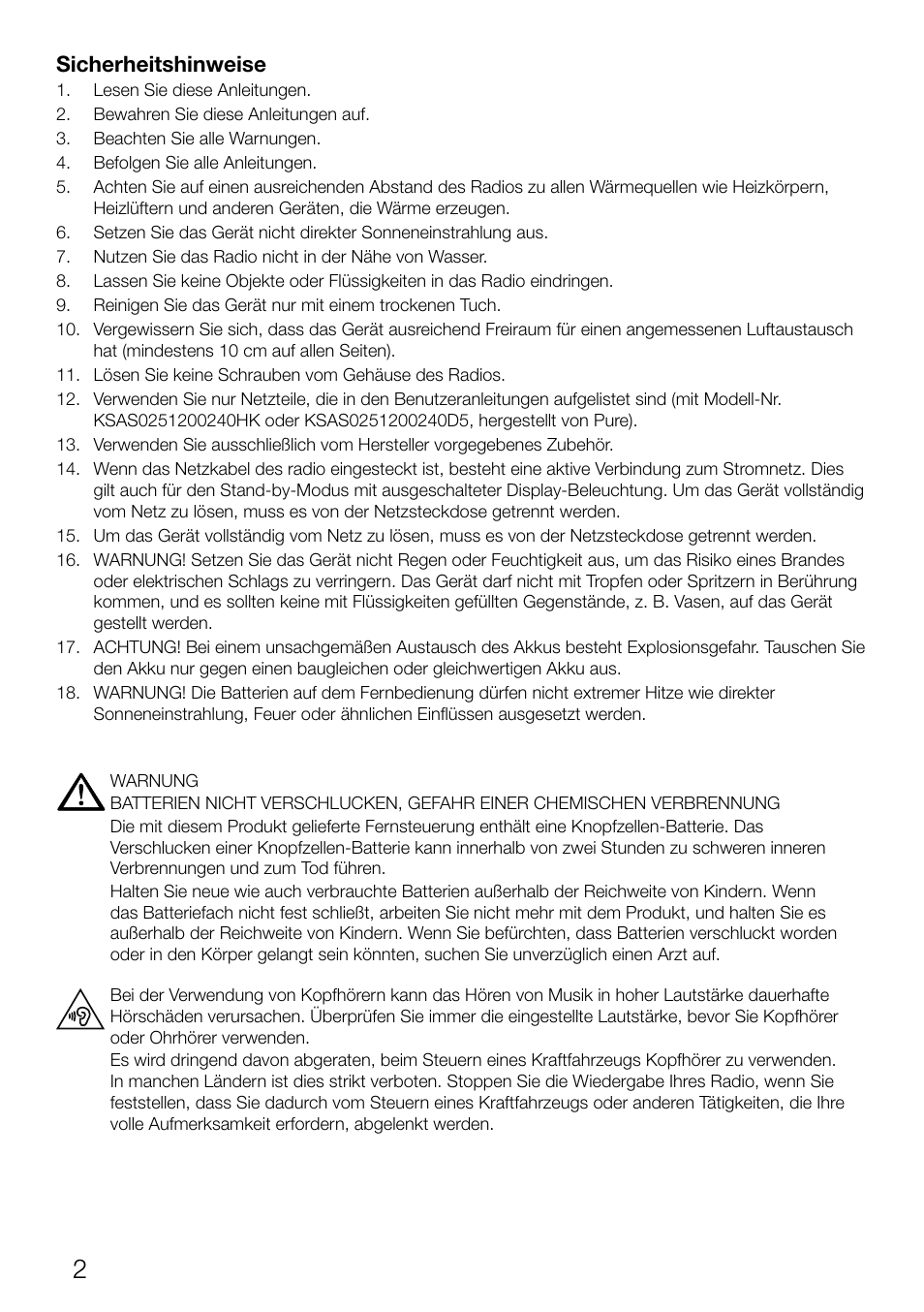 Pure Contour D1 User Manual | Page 24 / 124