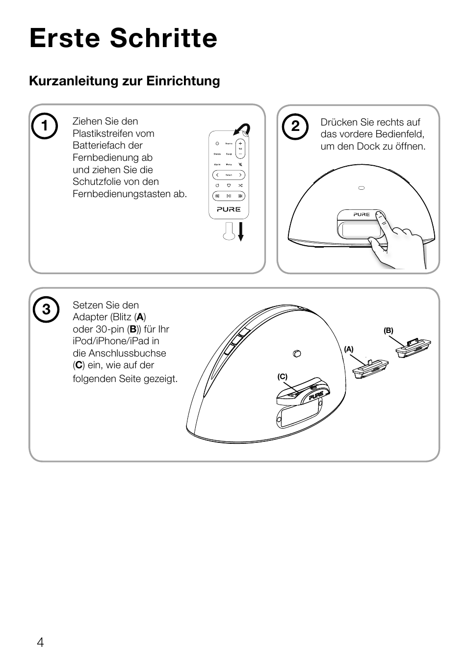 Erste schritte | Pure Contour D1 User Manual | Page 26 / 124