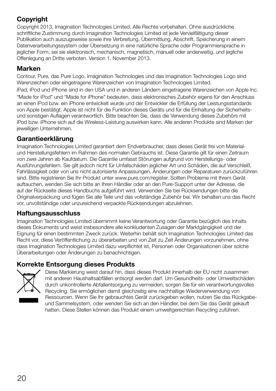 Pure Contour D1 User Manual | Page 42 / 124