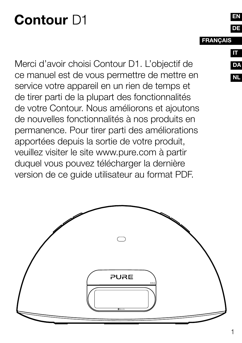 Pure Contour D1 User Manual | Page 43 / 124