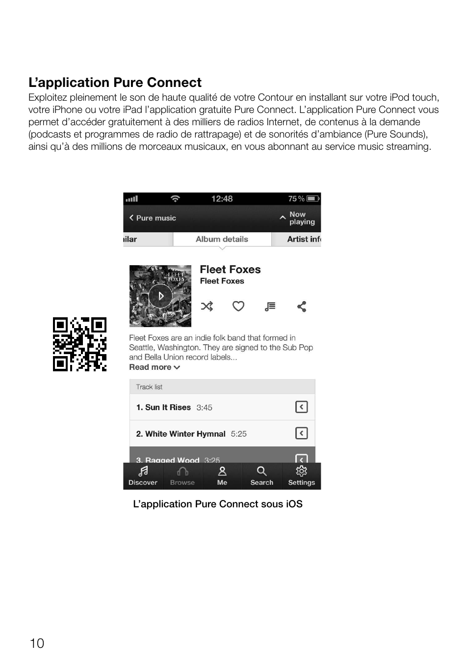 10 l’application pure connect | Pure Contour D1 User Manual | Page 52 / 124