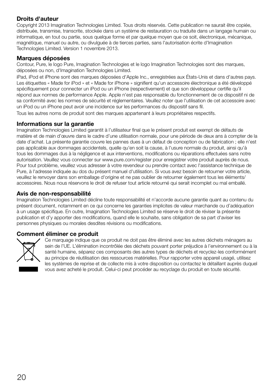 Pure Contour D1 User Manual | Page 62 / 124