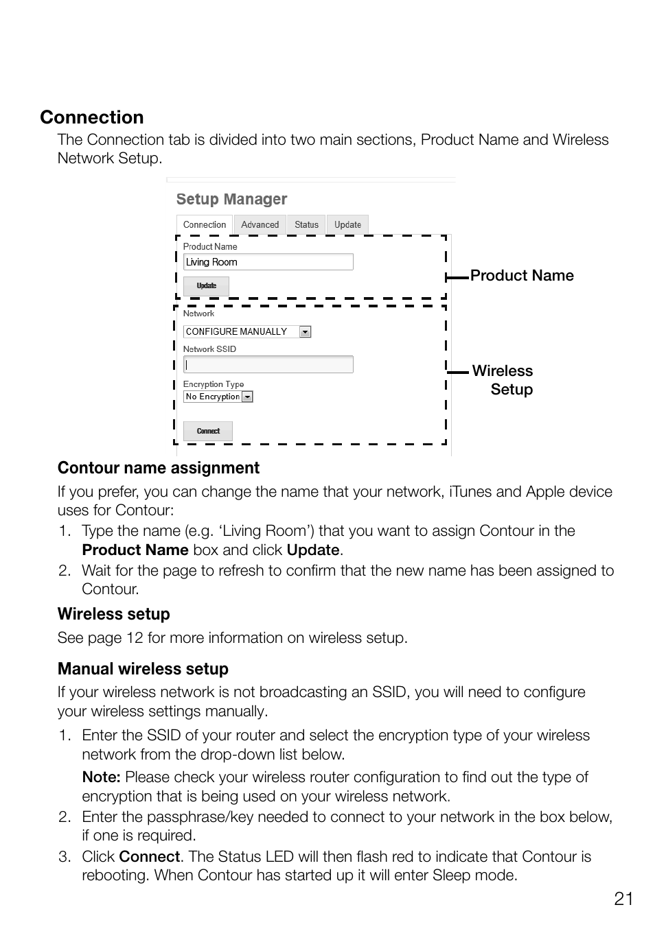 21 connection | Pure Contour 200i Air User Manual | Page 24 / 28
