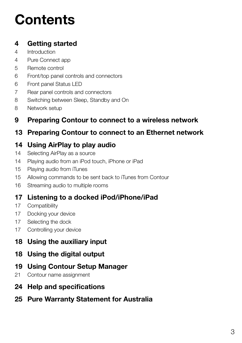 Pure Contour 200i Air User Manual | Page 6 / 28