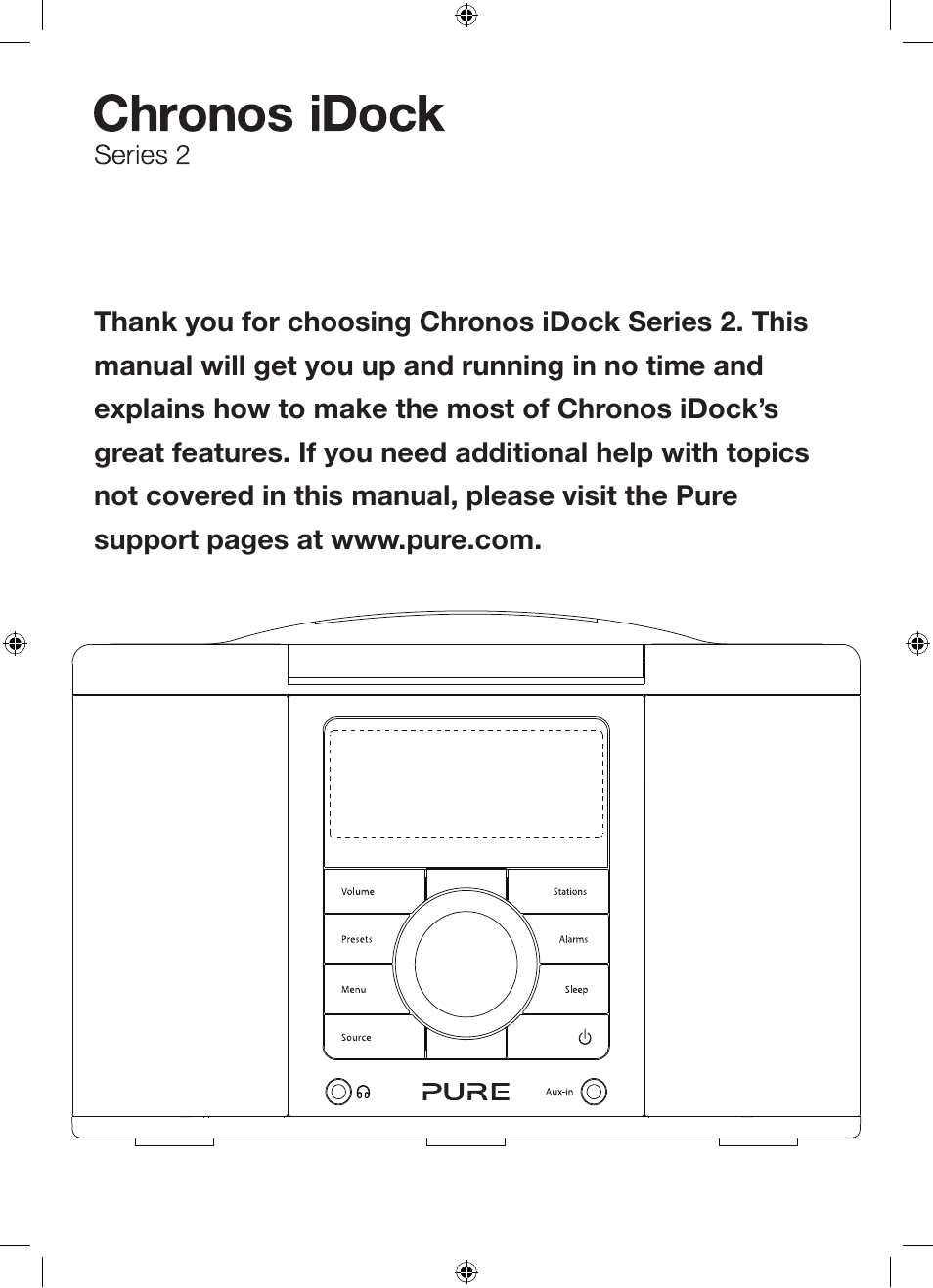 Pure Chronos iDock Series 2 User Manual | Page 3 / 16