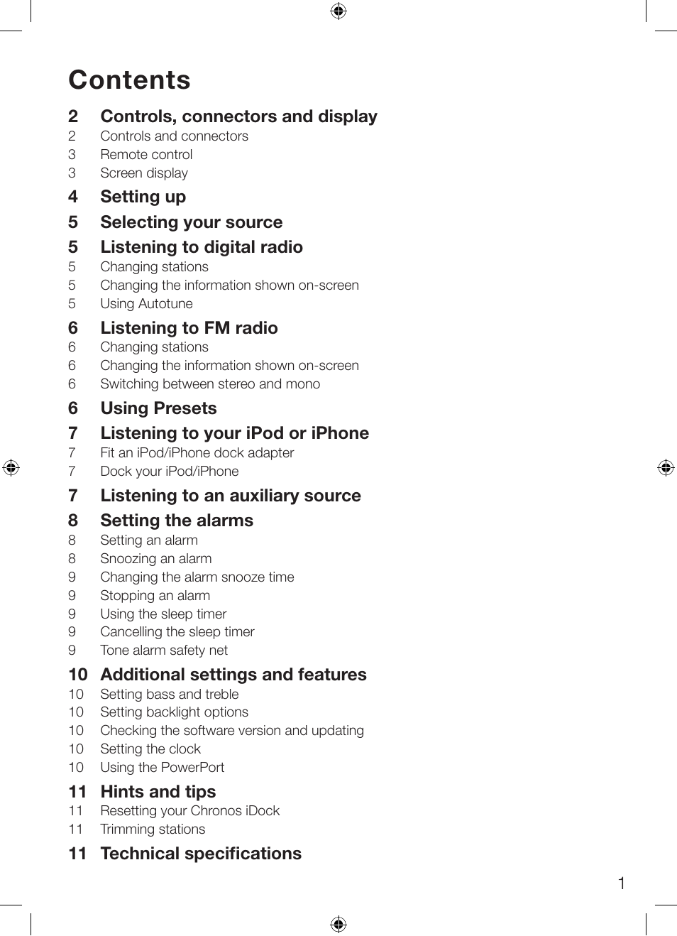 Pure Chronos iDock Series 2 User Manual | Page 5 / 16