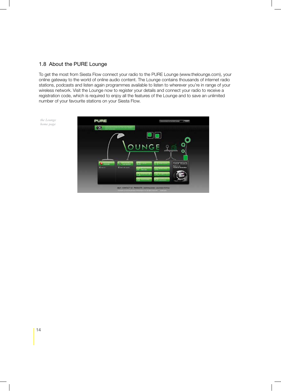 Pure Siesta Flow - User Guide User Manual | Page 14 / 45