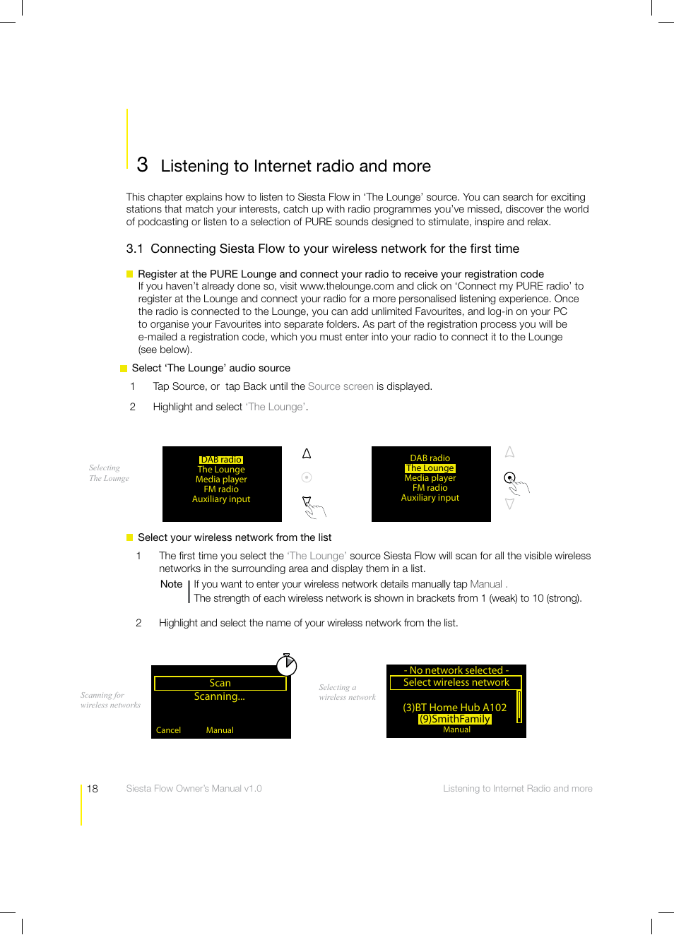 Pure Siesta Flow - User Guide User Manual | Page 18 / 45