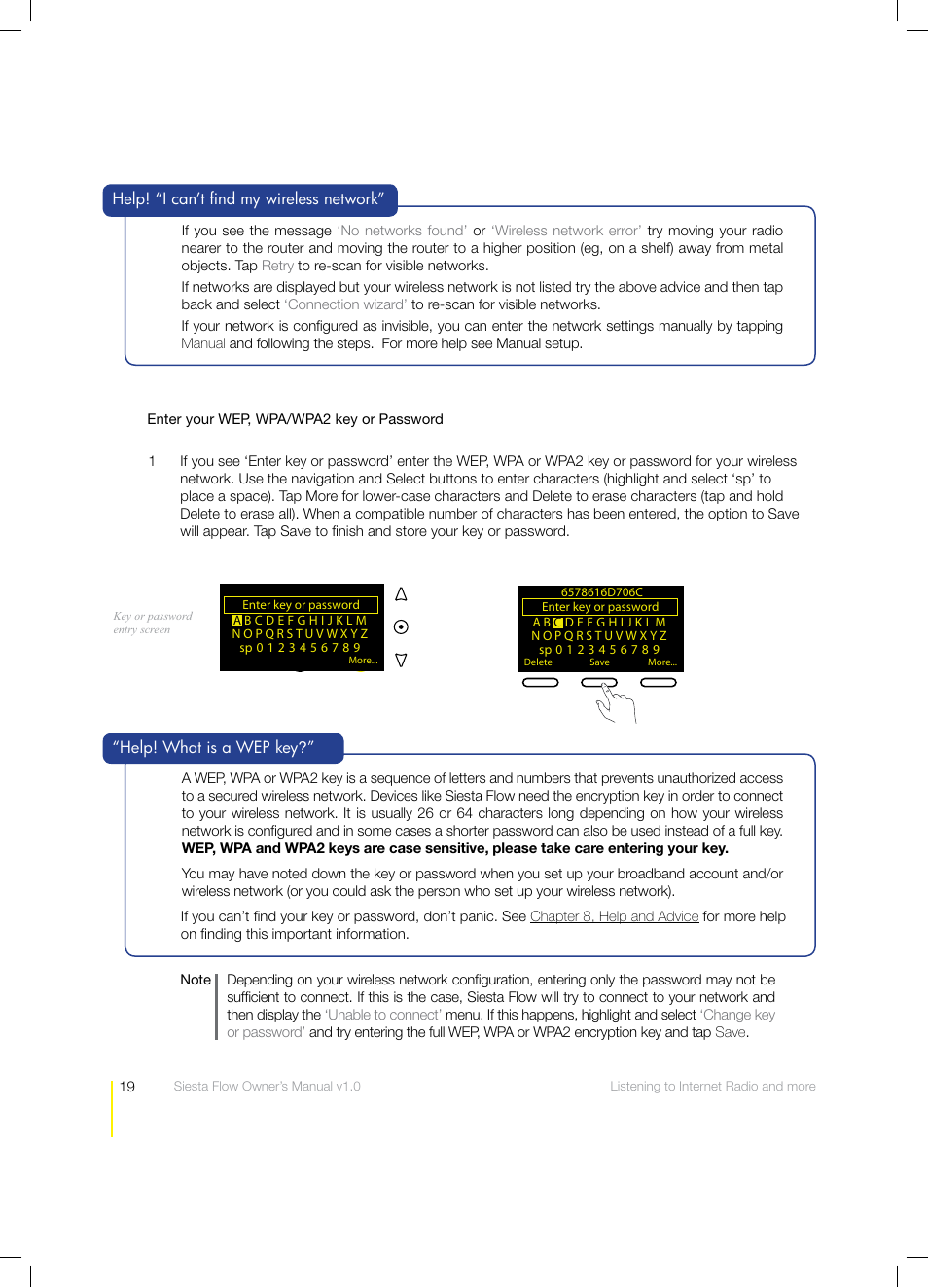 Pure Siesta Flow - User Guide User Manual | Page 19 / 45