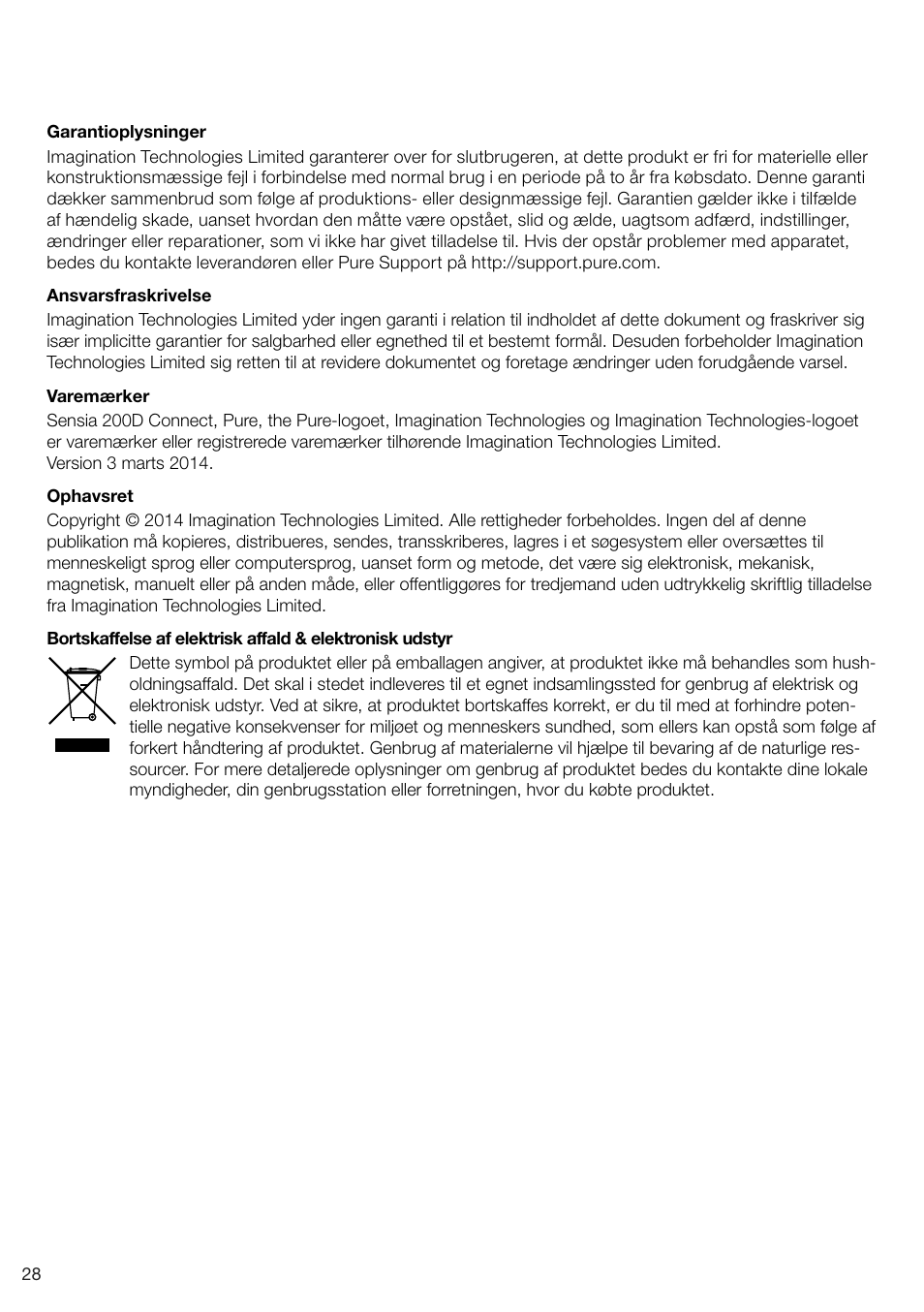 Pure Sensia 200D Connect User Manual | Page 148 / 180