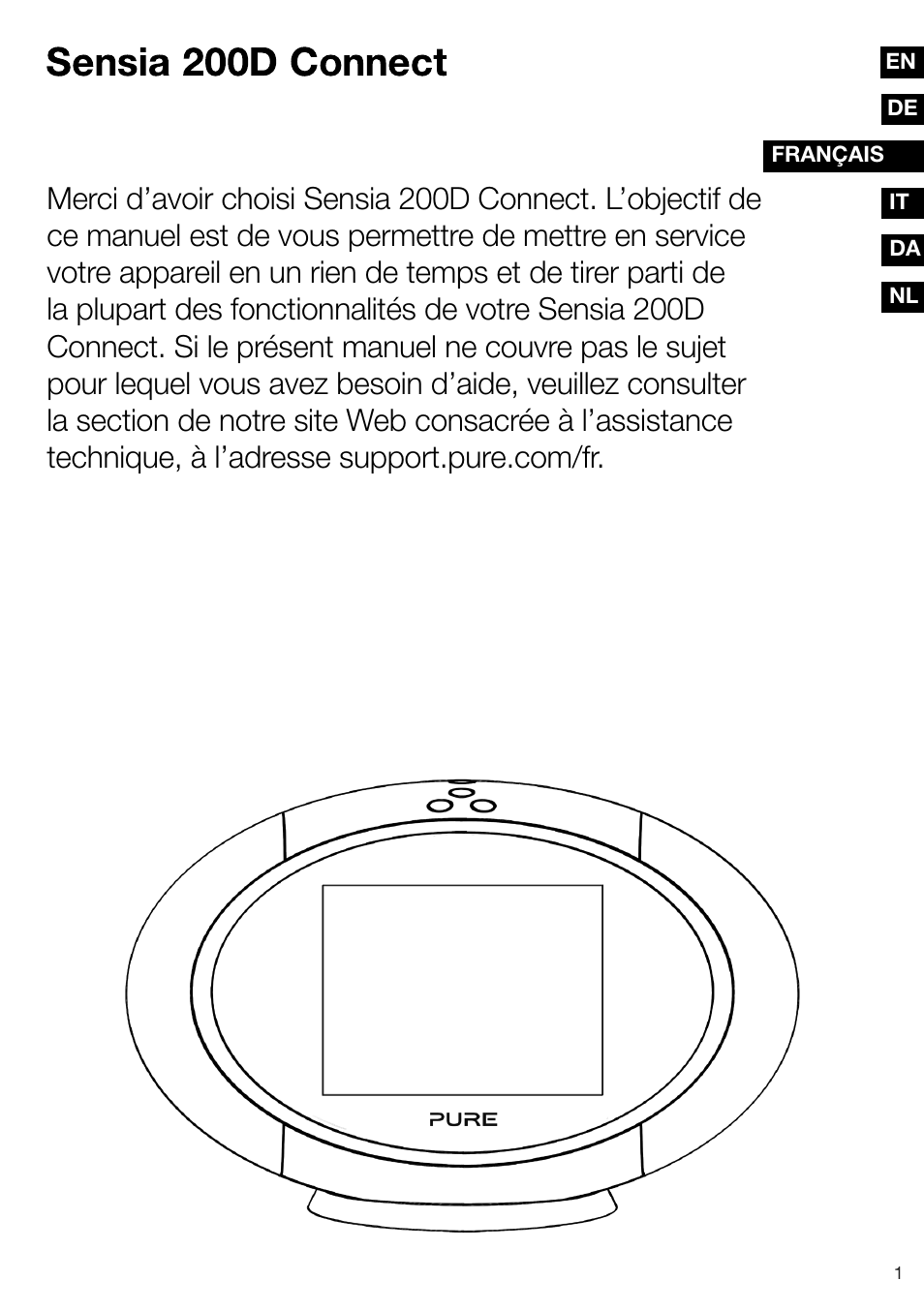 Pure Sensia 200D Connect User Manual | Page 61 / 180